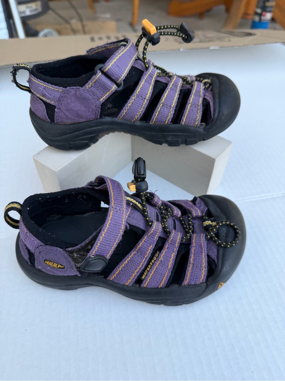 Keen Kids Purple and Black Closed-Toe Sport Sandals